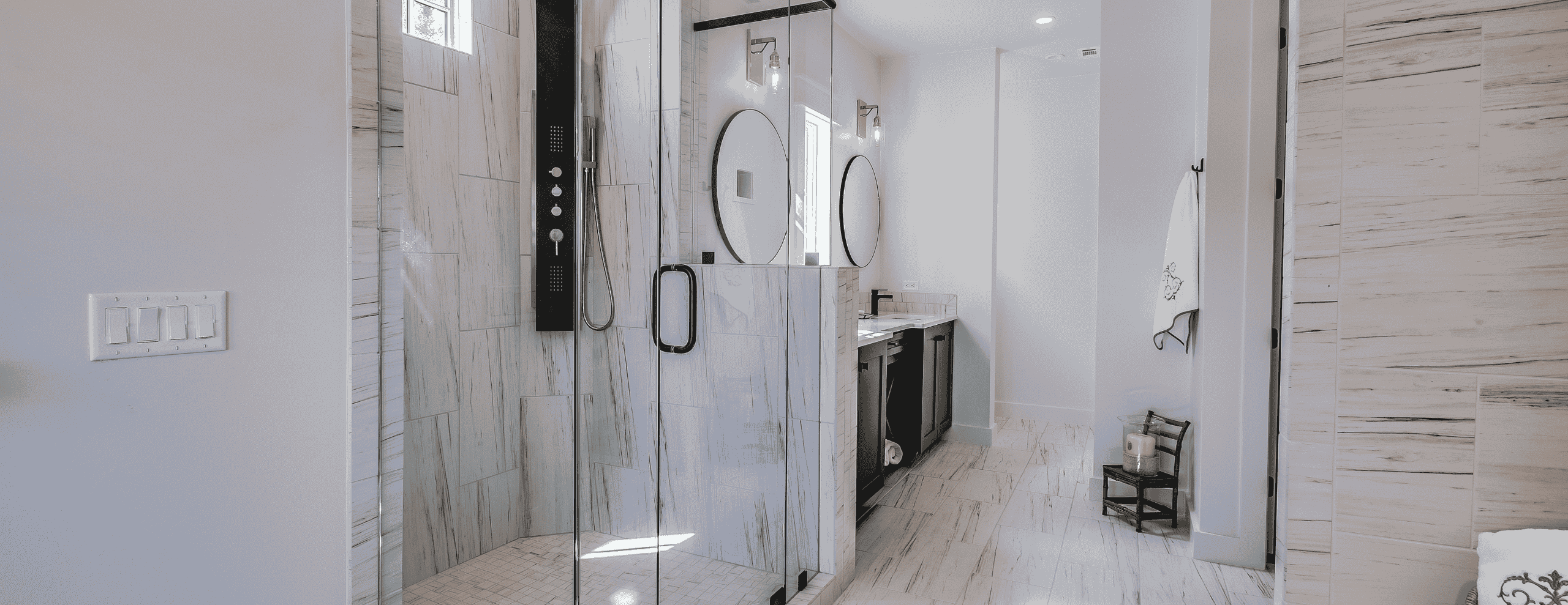 bellevue custom shower doors